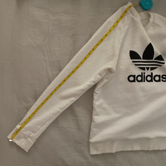 adidas adicolor classics trefoil crewneck sweatshirt size men’s small - Picture 8 of 9